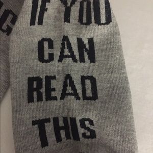 Socks - “If You Can Read This Bring Me A 🍺”